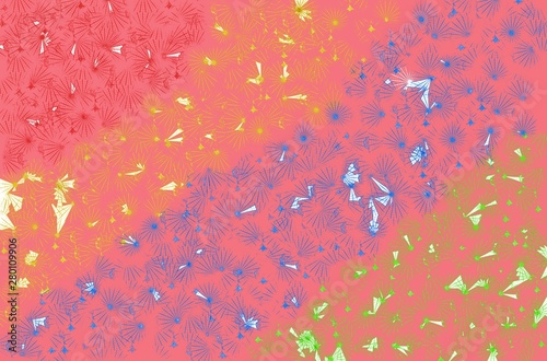abstract background with flowers color paint wallpaper 