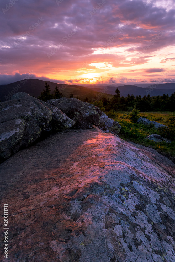 Sunset at Grassy Ridge