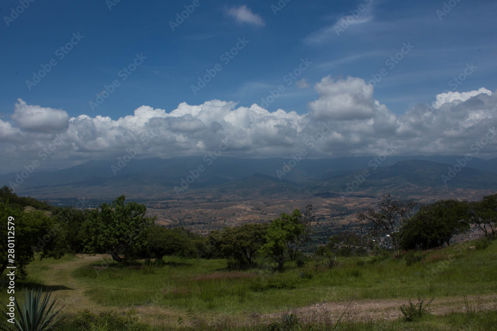 Paisaje rural de Oaxaca