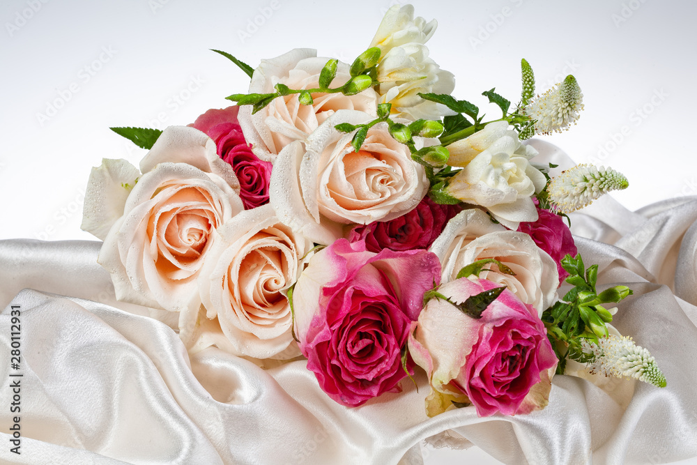 Flowers And Fabric Flowers And Fabric