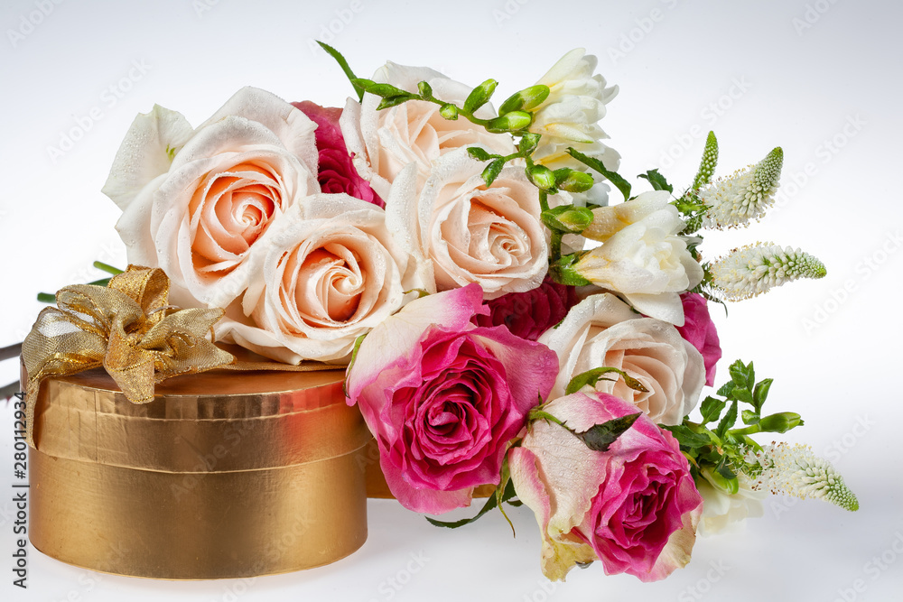 Obraz premium Flowers And Fabric