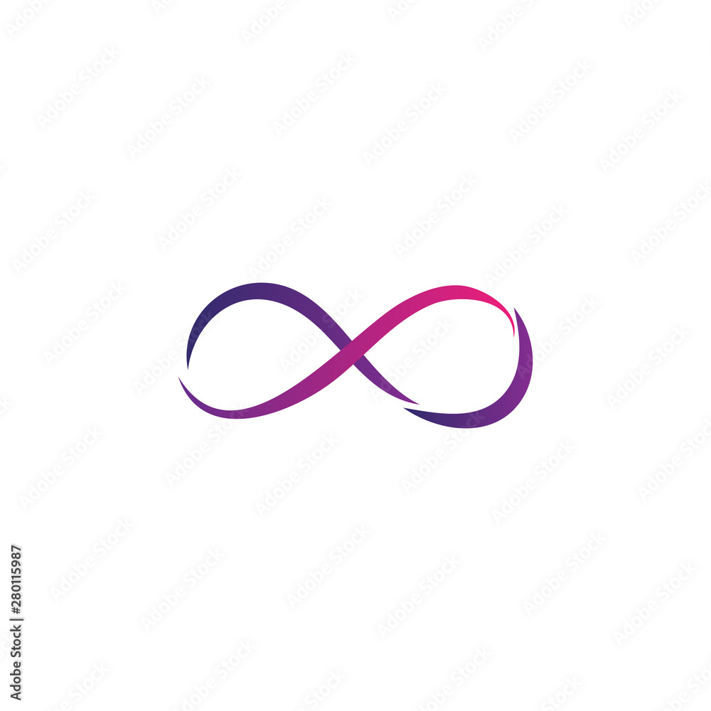 Infinity icon design logo vector template Infinity icon design logo vector template