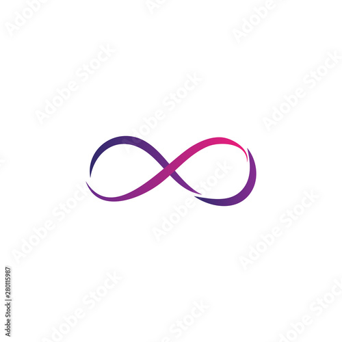 Infinity icon design logo vector template