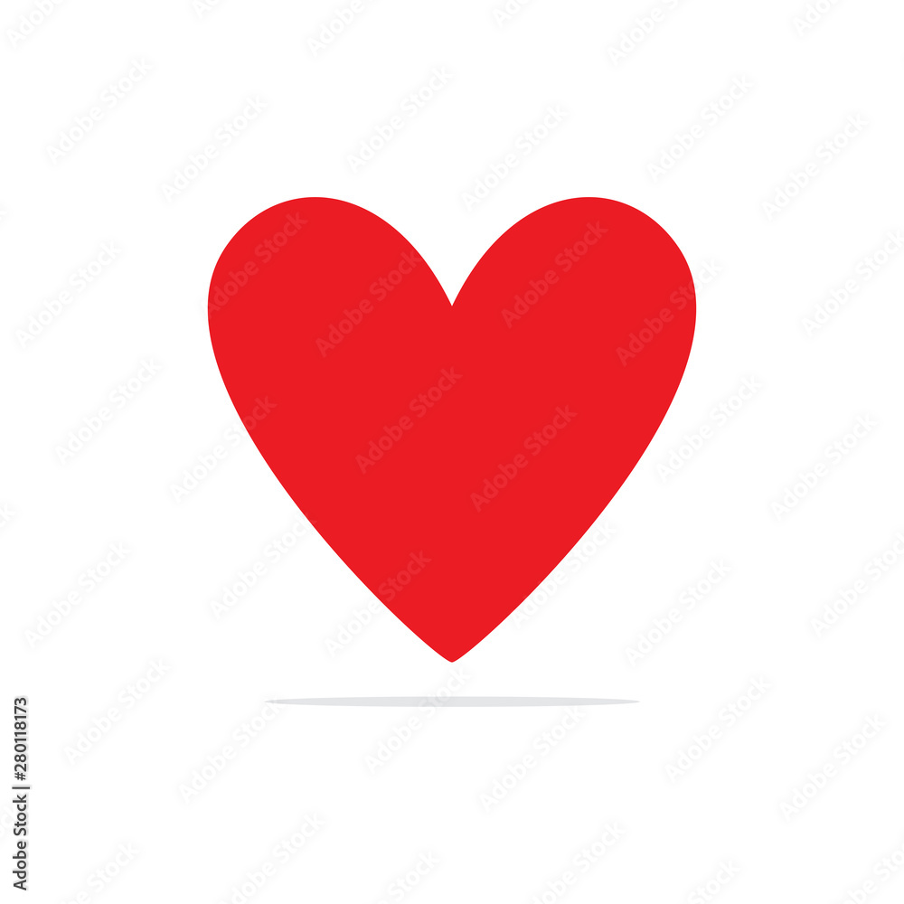 Simple Love Logo Design - Vector