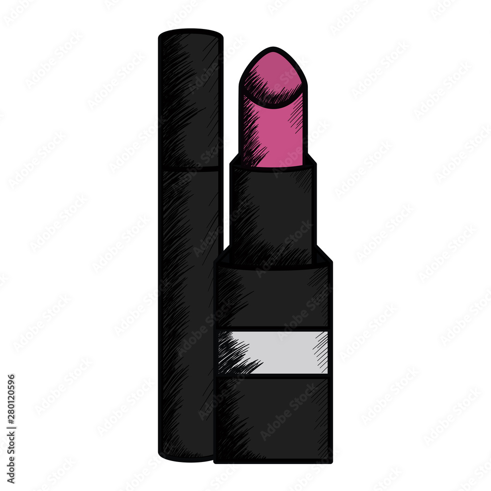 lipstick and eyelash make up drawing icon lipstick and eyelash make up drawing icon