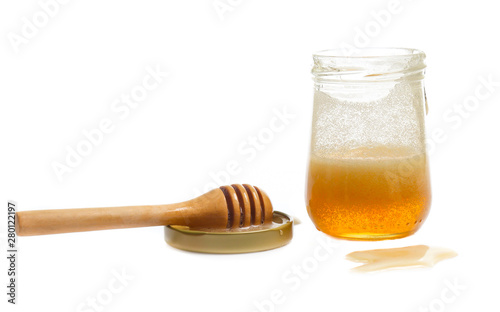 honey isolated on white background