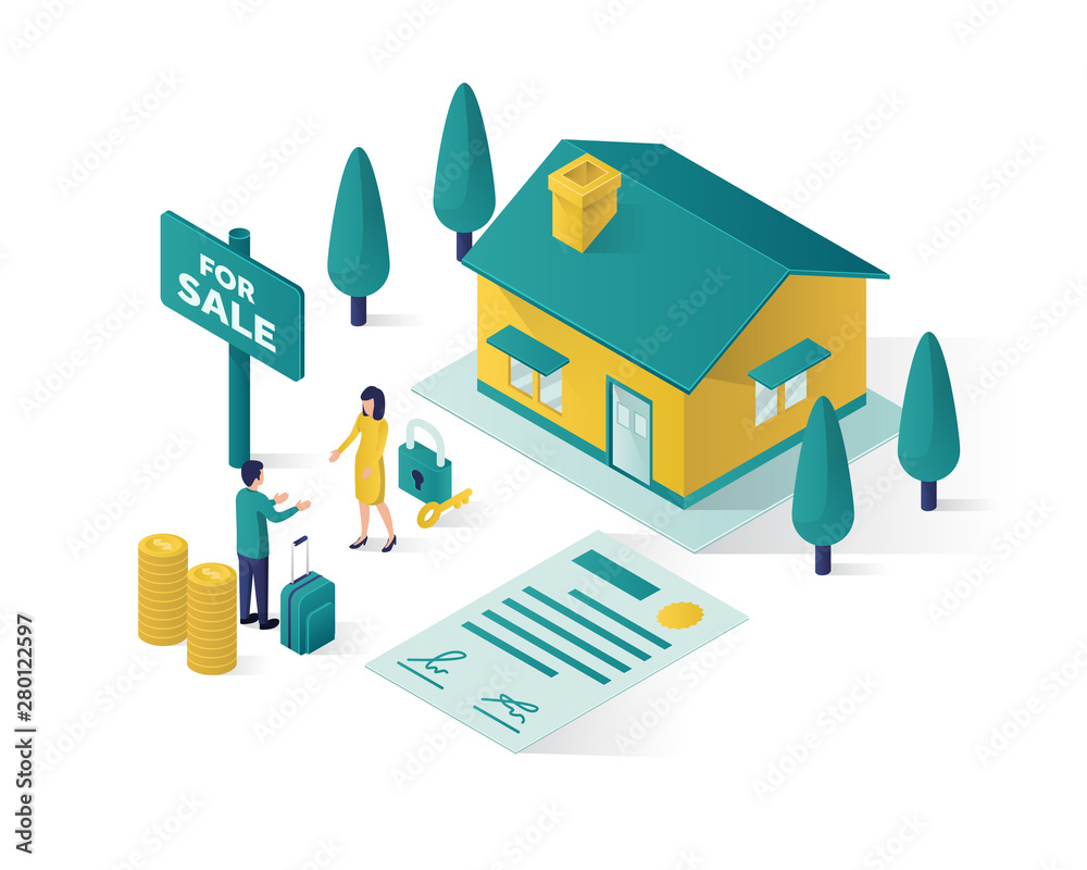 real estate isometric illustration vector graphic, real estate a house for sale isometric illustration vector real estate isometric illustration vector graphic, real estate a house for sale isometric illustration vector