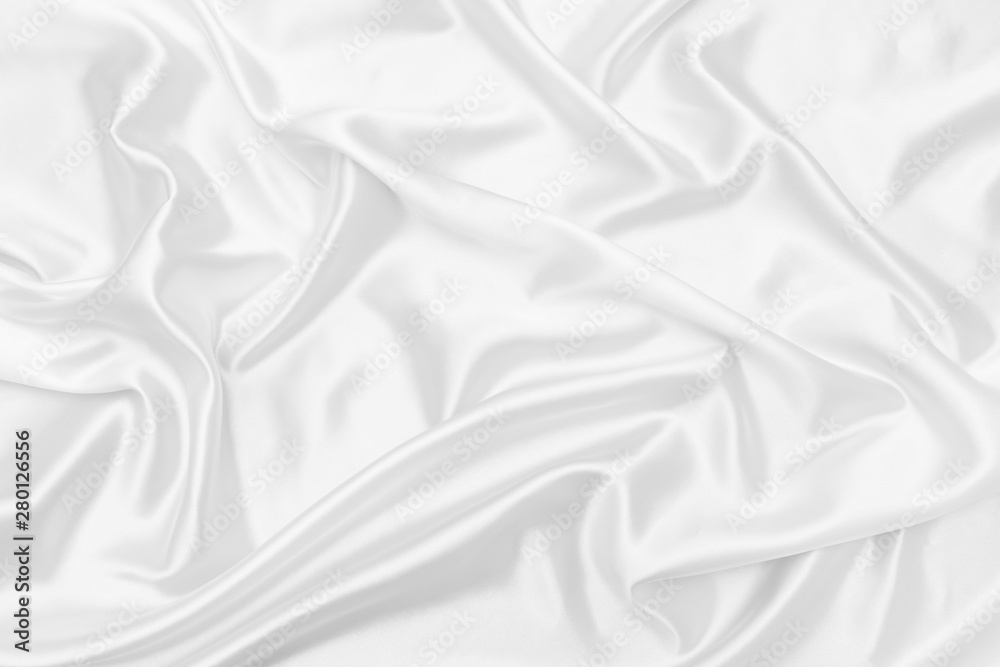 Obraz premium White satin fabric texture background
