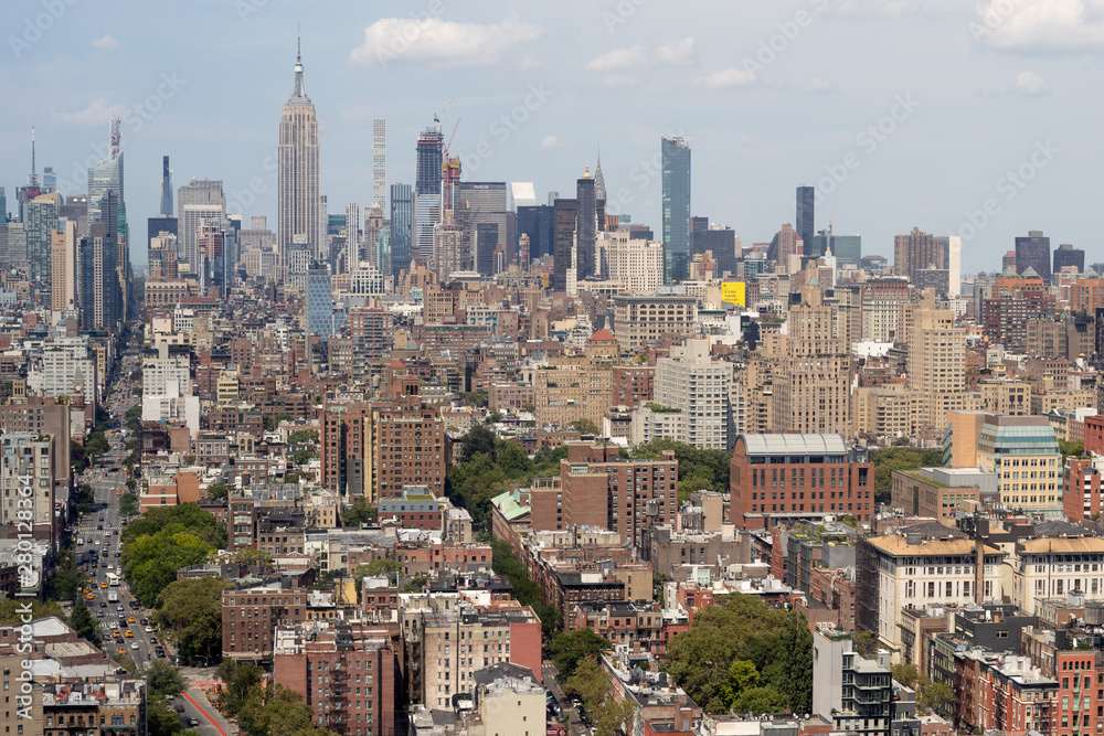 Obraz premium New York City Manhattan midtown buildings skyline