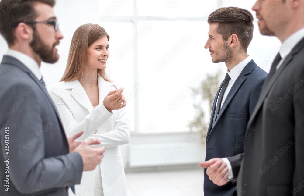 business team is discussing important issue business team is discussing important issue