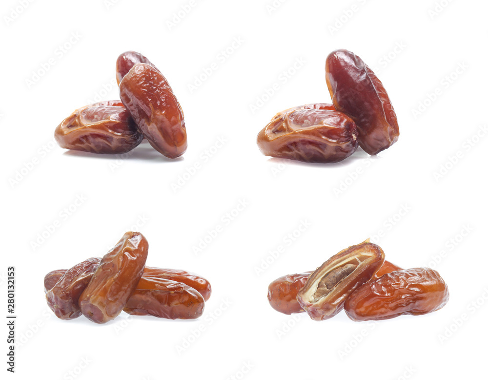 date plam isolated on white background (set mix collection) date plam isolated on white background (set mix collection)