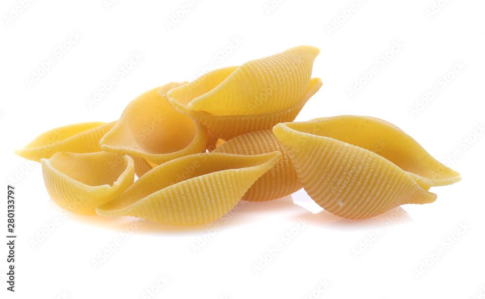 Italian pasta isolated on white background Italian pasta isolated on white background