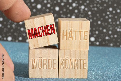 Hätte, Würde, Könnte und Motivation Machen photo