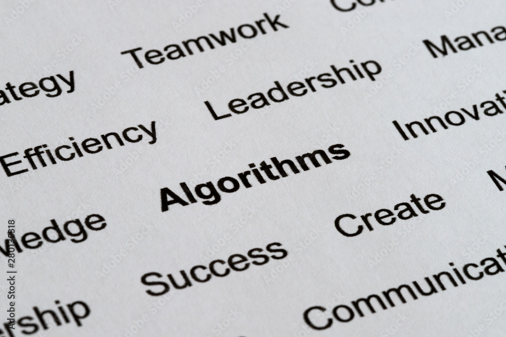 Technology Business Buzzwords on Printed Paper