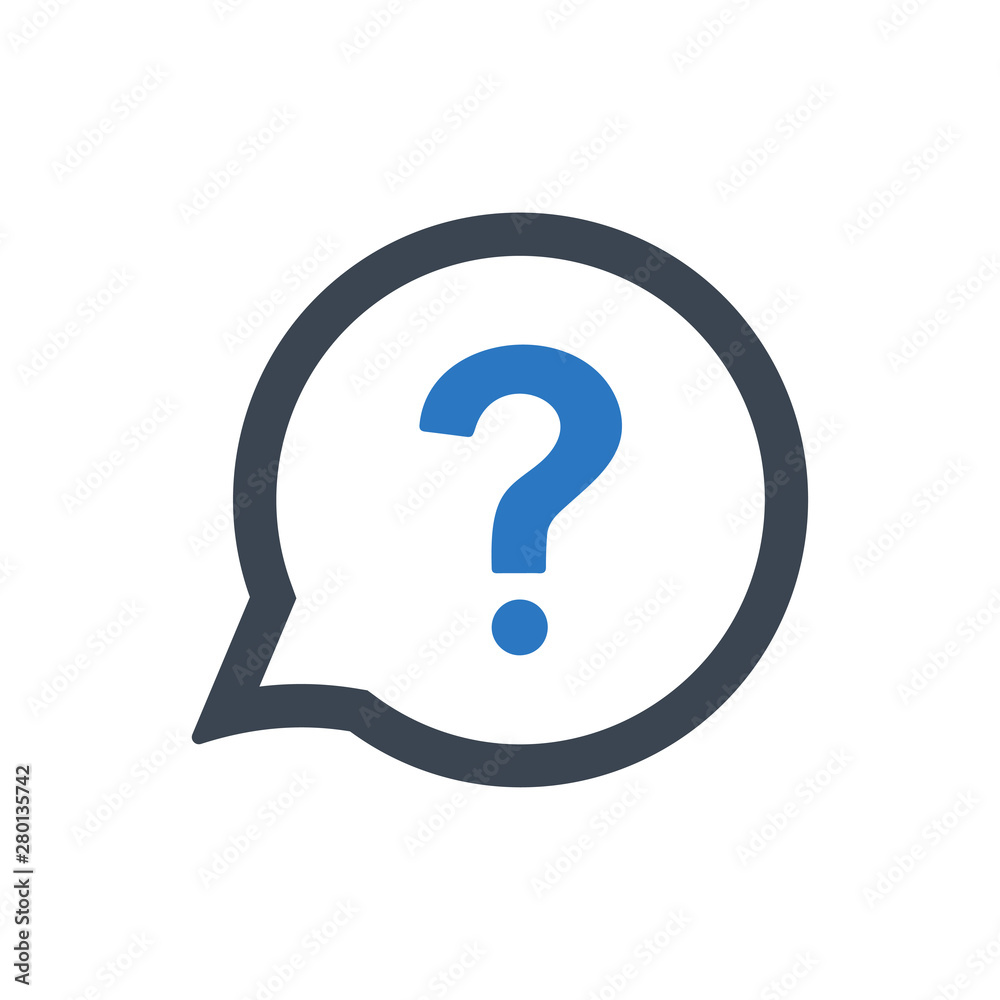 Asking a question icon Asking a question icon