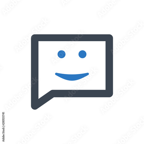 Happy feedback icon