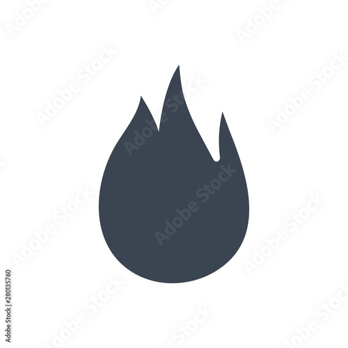 Fire burning icon