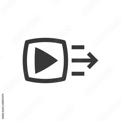 Video file sending icon
