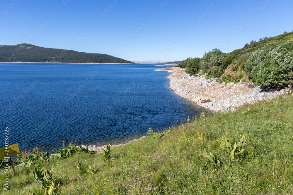 Landscape with Belmeken Dam, Rila mountain, Bulgaria Landscape with Belmeken Dam, Rila mountain, Bulgaria
