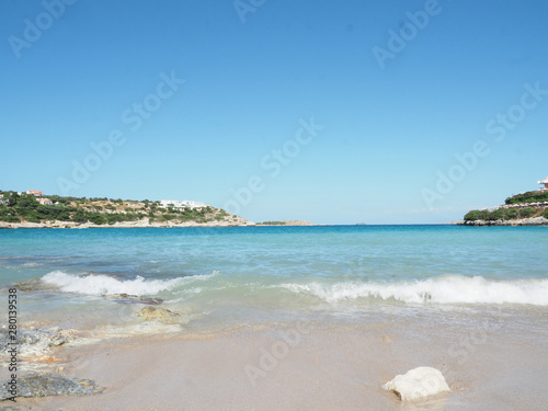 Fototapeta Naklejka Na Ścianę i Meble -  Greece Crete Island Loutraki Beach