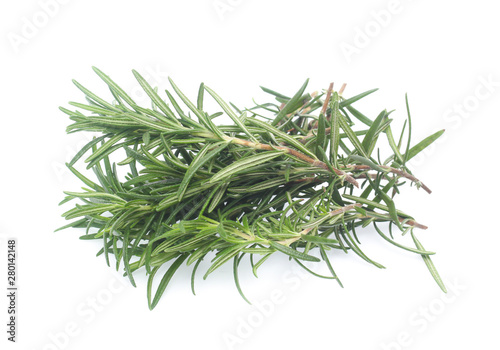 rosemary isolated on white background