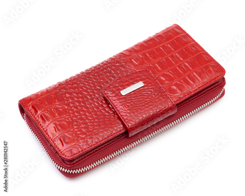 Reptile leather wallet