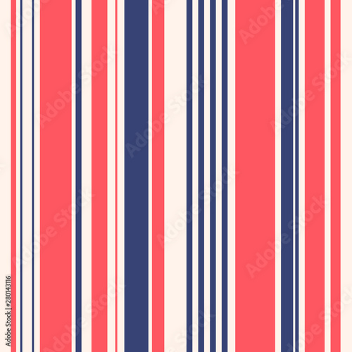 Abstract seamless pattern of vertical stripes. Navy pattern.