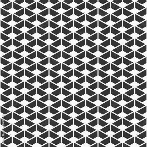 Abstract seamless pattern. Repeating geometric tiles. Vector monochrome background.