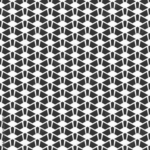 Abstract seamless pattern. Repeating geometric tiles. Vector monochrome background.