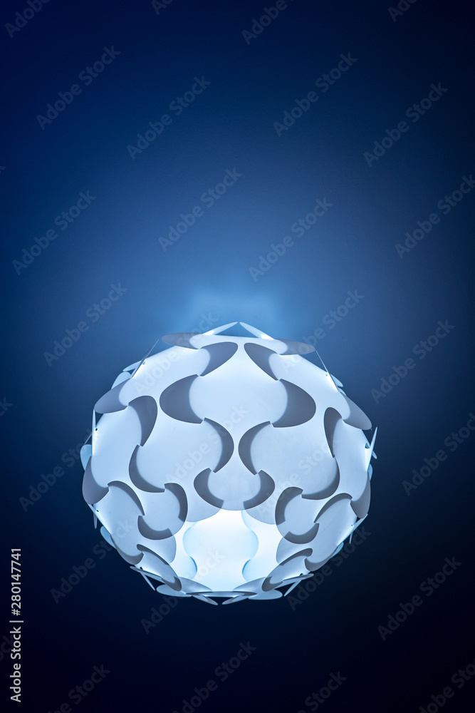 abstract blue shapes of glowing dim light abstract blue shapes of glowing dim light