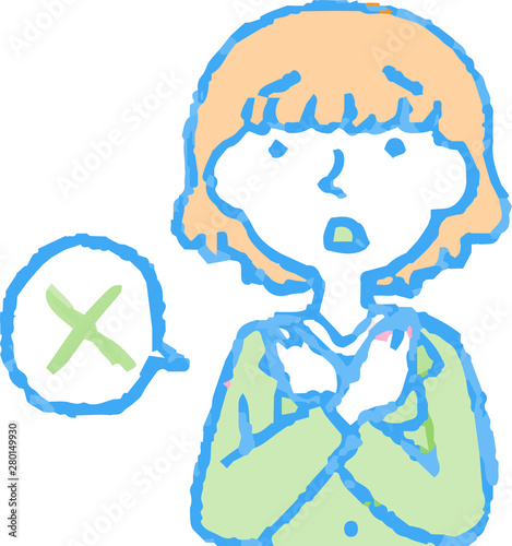 Pop Illustration of a woman face and pose set 6