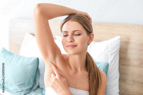 Beautiful young woman after...