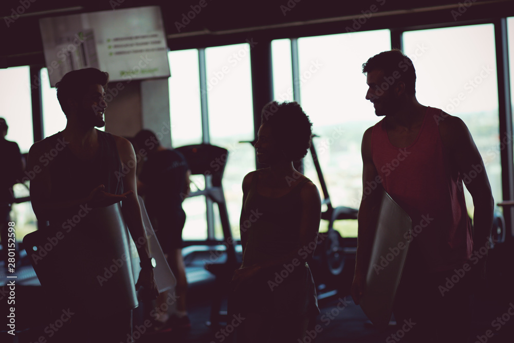  Sharing exercise experience.