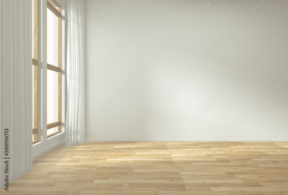 Empty interior background, room with decoraion mock up on wooden floor minimal design zen style.3d rendering Empty interior background, room with decoraion mock up on wooden floor minimal design zen style.3d rendering