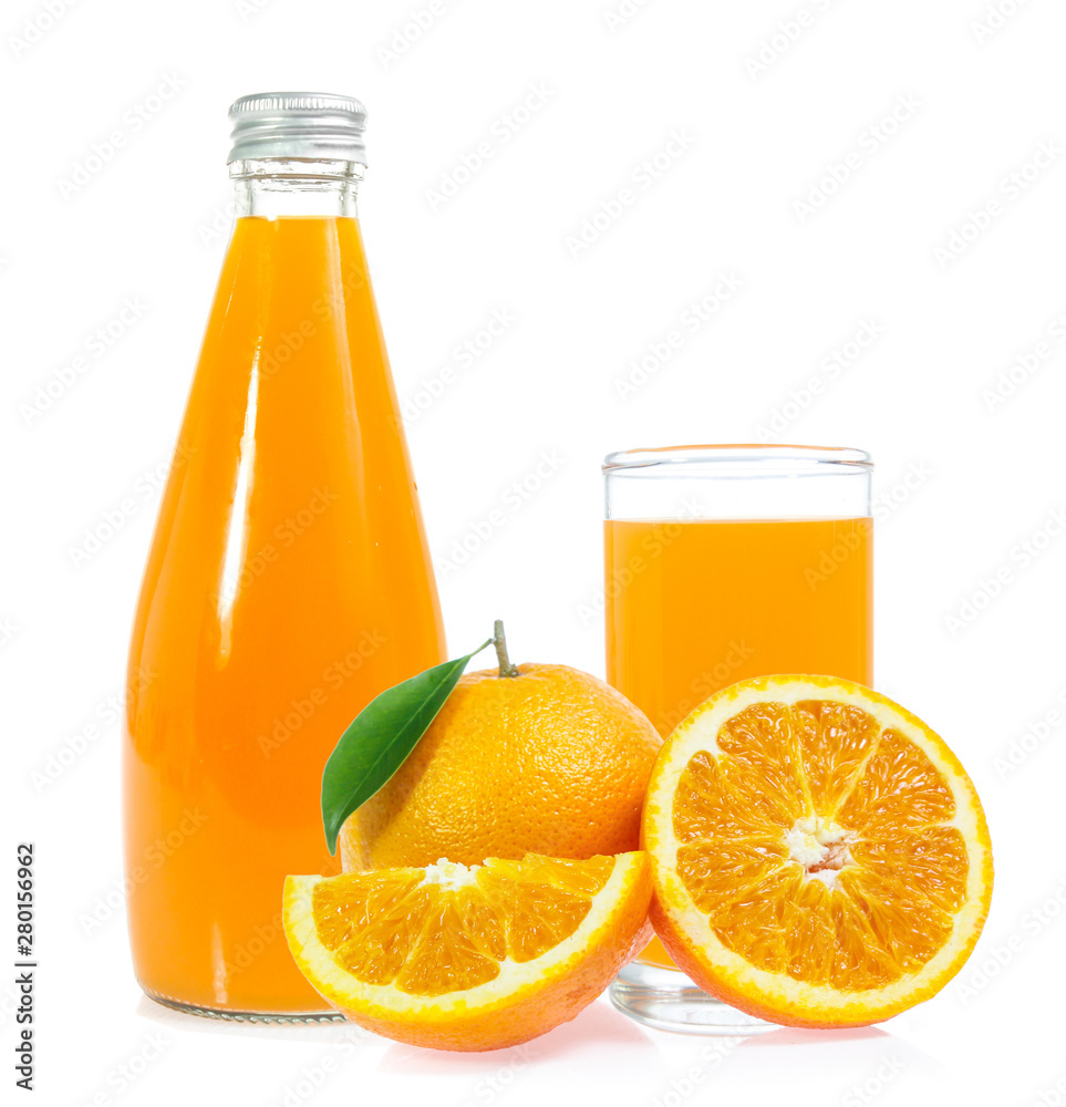 orange juice isolated on white background orange juice isolated on white background