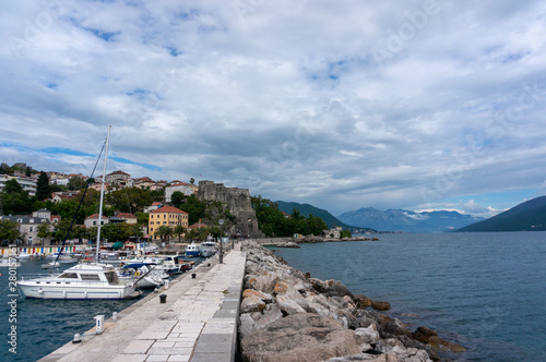 Herceg Novi marina port at Adriatic Sea, Montenegro © Vitalii