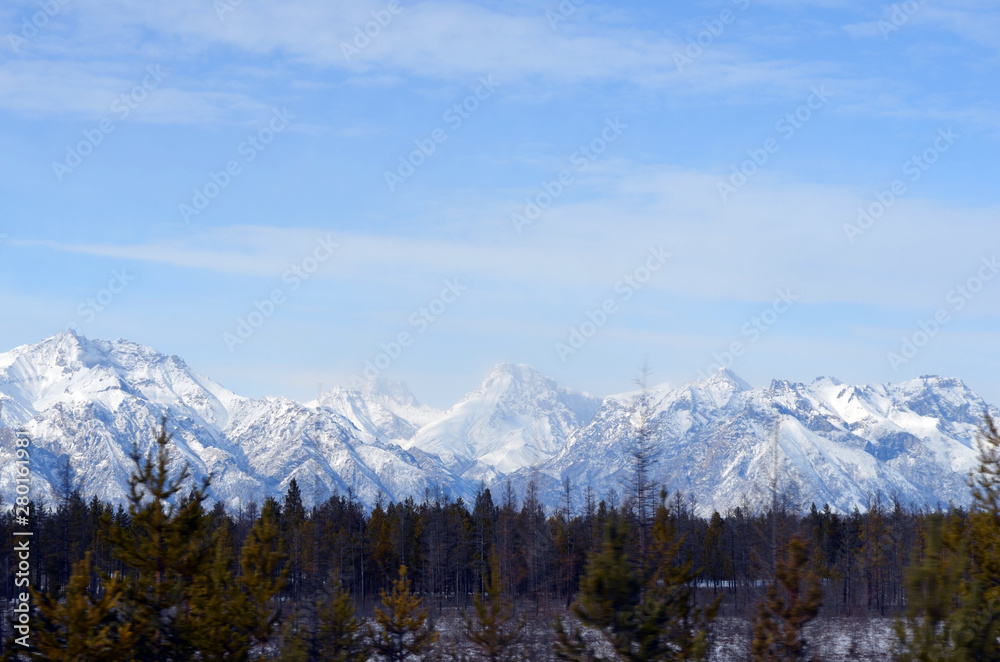 Fall at mountains deep in Russia