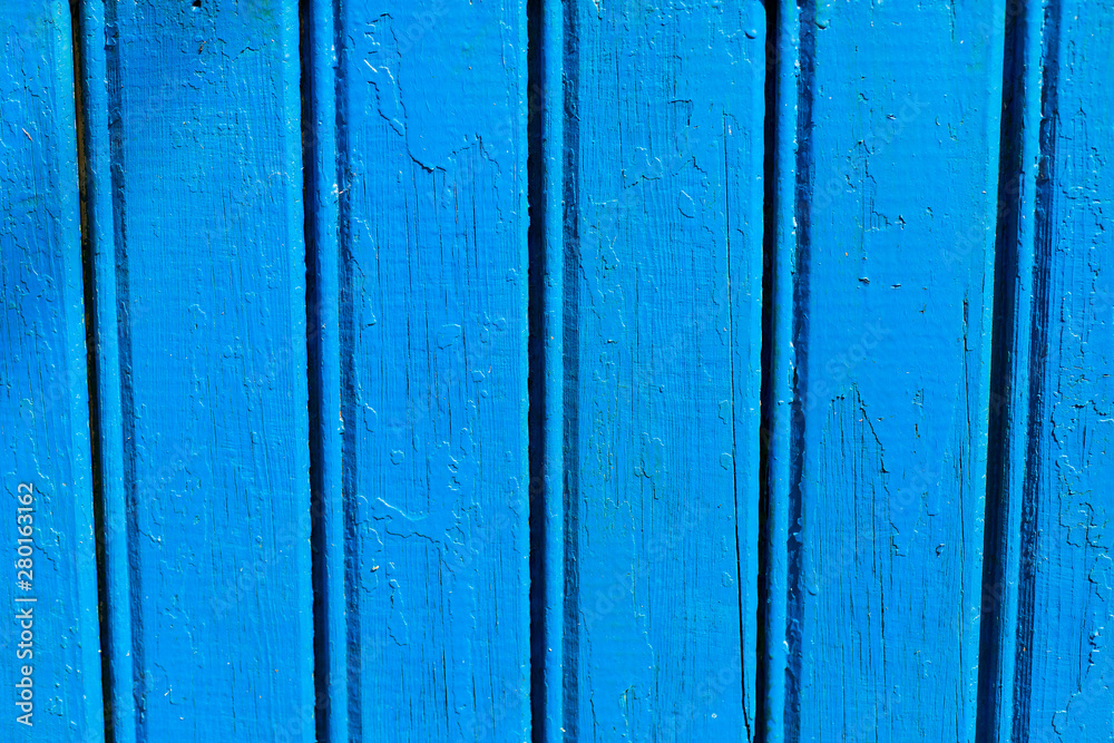 Textured natural painted in blue wooden background for design mockups