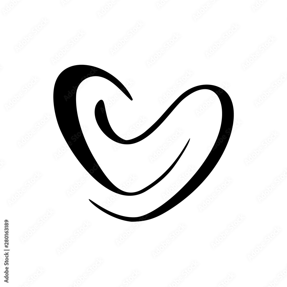 Vector heart sign. Icon on white background. Illustration romantic symbol linked, love, passion and wedding. Template for t shirt, card, poster. Design flat element of valentine day Vector heart sign. Icon on white background. Illustration romantic symbol linked, love, passion and wedding. Template for t shirt, card, poster. Design flat element of valentine day