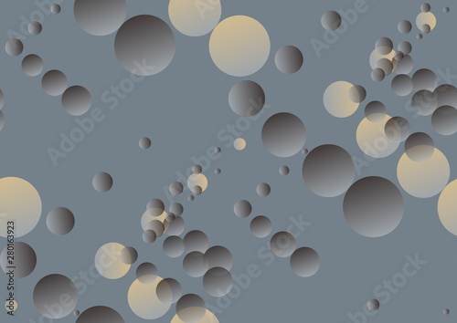 bubbles transparent seamless silver ivory
