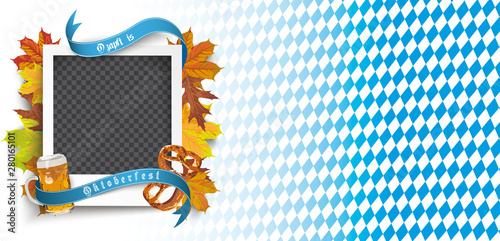 Oktoberfest Foto Banner Template