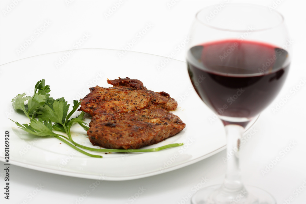grilled beef steak with red wine grilled beef steak with red wine