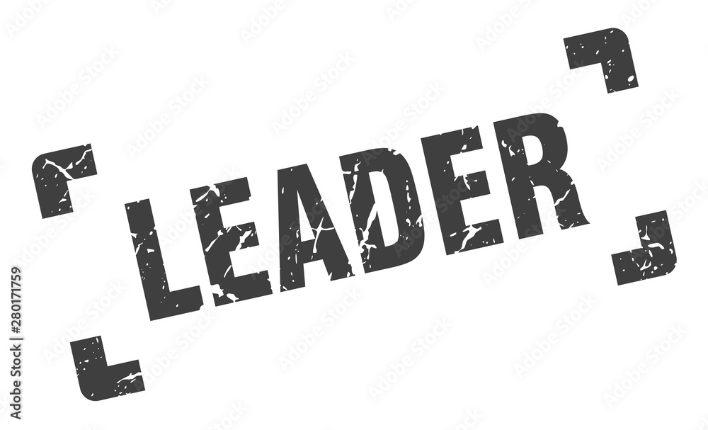 leader stamp. leader square grunge sign. leader leader stamp. leader square grunge sign. leader