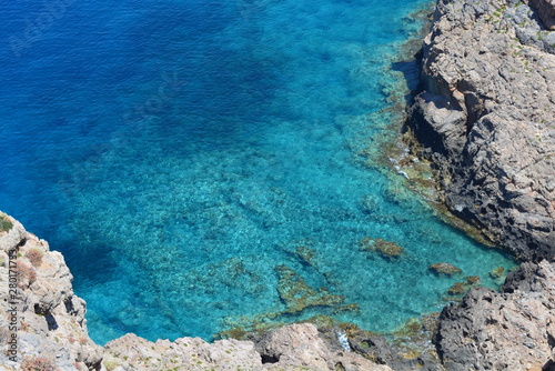 The famous lagoon of Balos, Crete, Greece