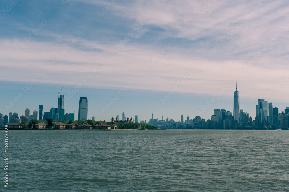 Naklejka premium view of manhattan