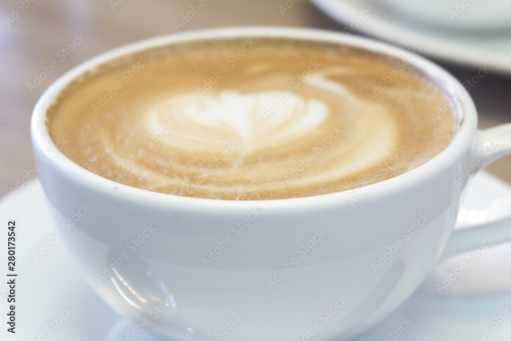 Fototapeta premium cup of coffee ホットコーヒー カフェラッテ