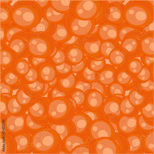 Decorative background from seafood red roe fish