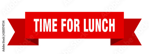 time for lunch