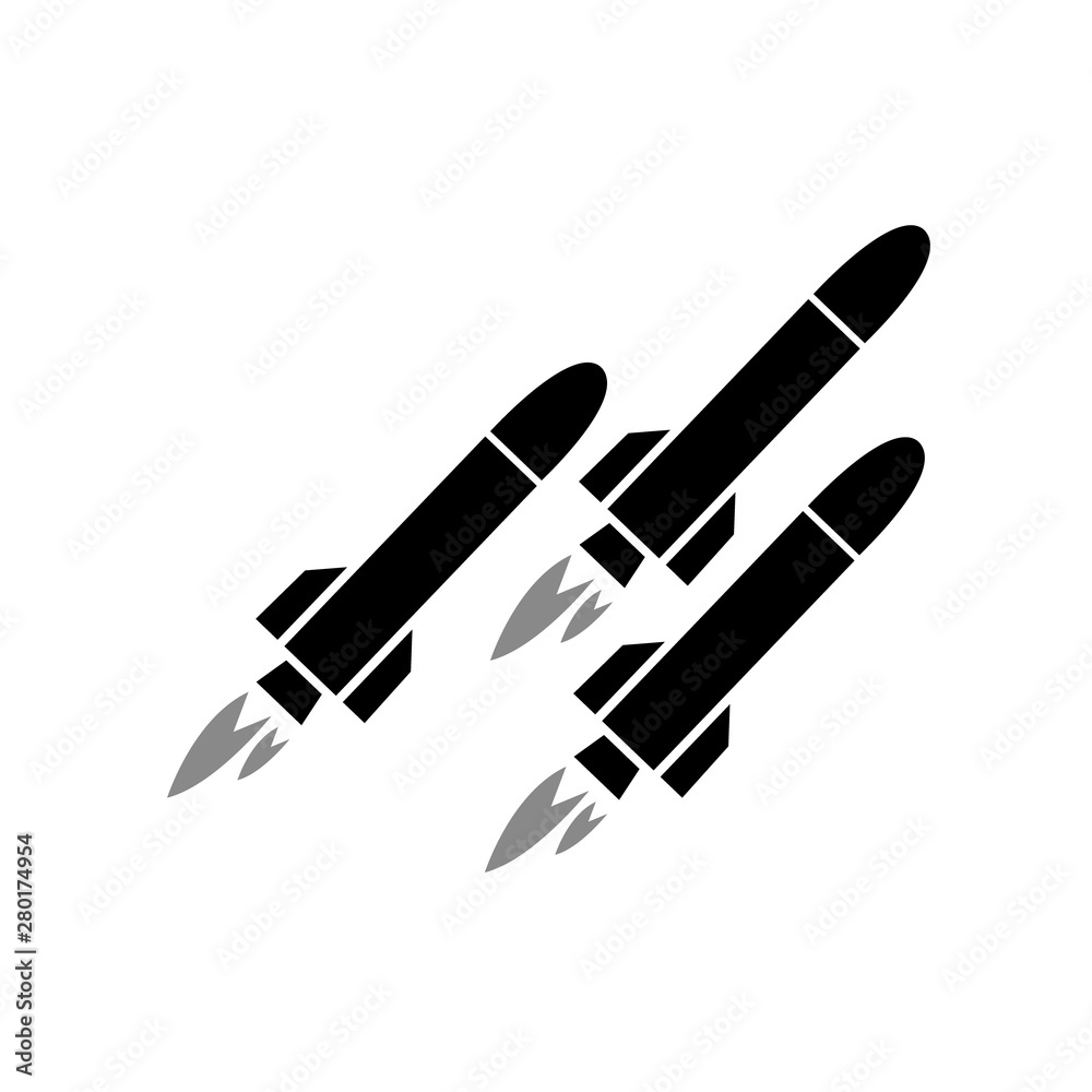 Rocket vector pictograph Rocket vector pictograph
