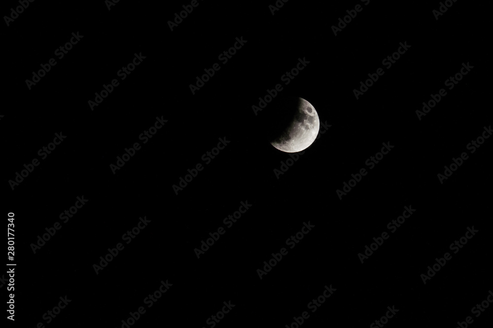 The Moon During the Partial Lunar Eclipse of July 16th 2019, Sicily, Italy The Moon During the Partial Lunar Eclipse of July 16th 2019, Sicily, Italy